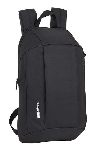 Safta Mini sac à dos à poche verticale noir - Modèles assortis - Sac à dos enfant 3 ans en polyester 600D Safta Mini sac à dos à poche verticale noir - Modèles assortis - Sac à dos enfant 3 ans en polyester 600D