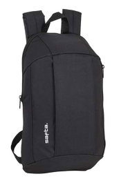 Safta Mini sac à dos à poche verticale noir - Modèles assortis - Sac à dos enfant 3 ans en polyester 600D