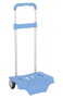 Safta - Carriole Porte-Cartables pour Enfant 3 ans, Transport de Sacs d'école, Dimensions 30x23x85cm, Coloris Bleu Clair