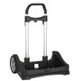 Safta Carro Portamochilas Plegable Evolution Noir - Chariot pliable pour cartable ou bagages 85 x 40 x 28 cm