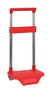 Safta Carro Porta.Pqño Rojo Pant.186C - Chariot de jeu en tissu rouge pour enfants de 3 ans