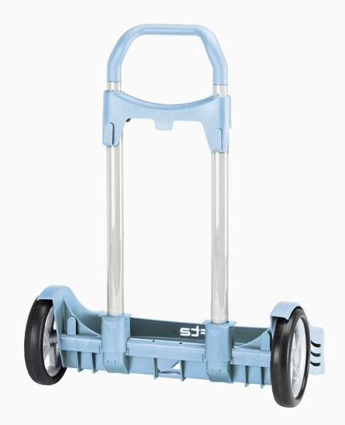 Safta Carro Porta.Evolut Pant.298C, Caddie jouet évolutif de marche, Bleu clair, Recommandé 3 ans, Langue espagnole