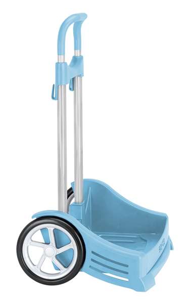 Safta Carro Porta.Evolut Pant.298C, Caddie jouet évolutif de marche, Bleu clair, Recommandé 3 ans, Langue espagnole