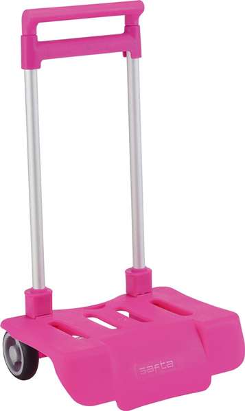 Safta 241C Chariot porte-bagages pliable pour enfant 3 ans, couleur fuchsia
