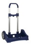 Safta Carro portamochilas plegable evolution marino - Chariot porte-bagages pliable, bleu marine, 85 x 40 x 28 cm