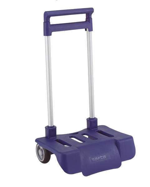Safta Carro P 654Cp - Chariot porte-bagages pliant marine (navy blue) pour enfant 3 ans