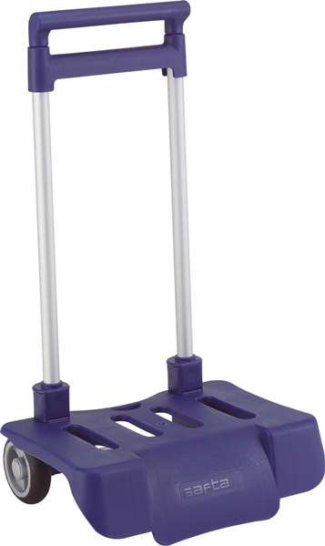 Safta Carro P 654Cp - Chariot porte-bagages pliant marine (navy blue) pour enfant 3 ans