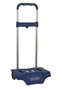 Safta Chariot porte-bagages bleu marine 30x23x85 cm - Modèles assortis