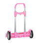 Safta Carro Portamochilas Plegable Evolut, Chariot à bagages pliable et évolutif, 85x40x28 cm, Rose clair