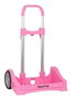 Safta Carro Portamochilas Plegable Evolut, Chariot à bagages pliable et évolutif, 85x40x28 cm, Rose clair
