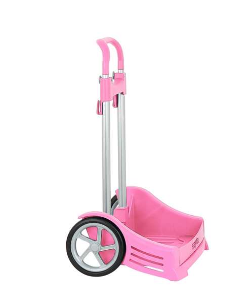 Safta Carro Portamochilas Plegable Evolut, Chariot à bagages pliable et évolutif, 85x40x28 cm, Rose clair Safta Carro Portamochilas Plegable Evolut, Chariot à bagages pliable et évolutif, 85x40x28 cm, Rose clair