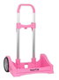 Safta Carro Portamochilas Plegable Evolut, Chariot à bagages pliable et évolutif, 85x40x28 cm, Rose clair