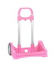 Safta Carro Portamochilas Plegable Evolut, Chariot à bagages pliable et évolutif, 85x40x28 cm, Rose clair