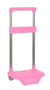 Safta Carro portamochilas - Chariot à sacs à dos enfant, rose clair, ouvert: 22 x 17 x 67.5 cm