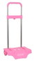 Safta Carro portamochilas - Chariot porteur pour cartables et sacs d'école rose clair, dimensions 30 x 23 x 85 cm
