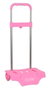 Safta Carro portamochilas - Chariot porteur pour cartables et sacs d'école rose clair, dimensions 30 x 23 x 85 cm
