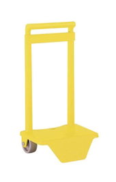 Safta 123C Chariot de jeux et rangement pour crèche, jaune, pour enfant de 3 ans