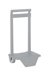 Safta Pant.877C Chariot de maternelle pliable en argent, Recommandé 3 ans, Jeu d'imitation