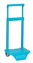 Safta Chariot de garderie turquoise 54 x 18 x 16 cm, recommandé 3 ans