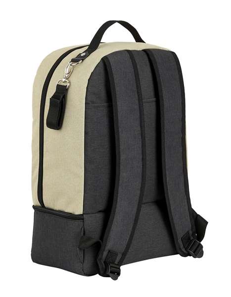 Safta Sac à dos accessoires bébé 30x43x15 cm - Beige et gris foncé - Recommandé 3 ans - Matière Chameleon