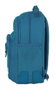 Safta Blackfit8 Egeo - Sac à dos double adapté aux poussettes, polyester 600D, recommandé pour 3 ans, couleur bleu