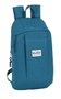 Safta Mini sac à dos pour enfant Egeo Blackfit8 - Polyester 600D - Bleu, Recommandé 3 ans