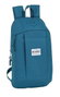 Safta Mini sac à dos pour enfant Egeo Blackfit8 - Polyester 600D - Bleu, Recommandé 3 ans