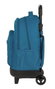 Safta Egeo Blackfit8 Sac à dos Grand Compact à roulettes avec organisation extensible 33x45x22 cm Polyester 600D - Pour 3 à 13 ans