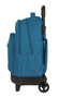 Safta Egeo Blackfit8 Sac à dos Grand Compact à roulettes avec organisation extensible 33x45x22 cm Polyester 600D - Pour 3 à 13 ans