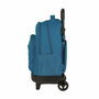 Cartable à roulettes Compact BlackFit8 Egeo Bleu 33 X 45 X 22 cm