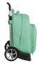 Safta Moch 305+carro evolution blackfit8 turquesa - Sac à dos à roulettes pour enfant de 3 à 13 ans - Version espagnole