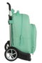 Safta Moch 305+carro evolution blackfit8 turquesa - Sac à dos à roulettes pour enfant de 3 à 13 ans - Version espagnole