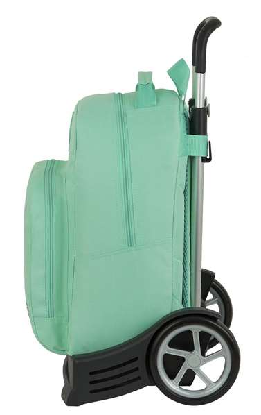 Safta Moch 305+carro evolution blackfit8 turquesa - Sac à dos à roulettes pour enfant de 3 à 13 ans - Version espagnole