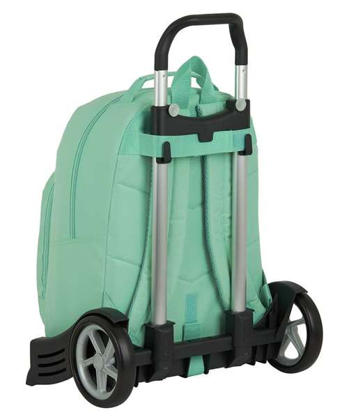 Safta Moch 305+carro evolution blackfit8 turquesa - Sac à dos à roulettes pour enfant de 3 à 13 ans - Version espagnole