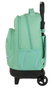 Safta Blackfit8 Sac à dos Grand à roulettes compact, extérieur turquoise, polyester 600D, pour enfant 3 ans