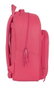 Safta Blackfit8 - Sac à dos pour enfants adaptable à la poussette, en polyester 600D, couleur fraise, 3 ans