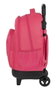 Safta Sac à dos grand avec roues compact extérieur Blackfit8 rose - Polyester 600D, pour 3 ans