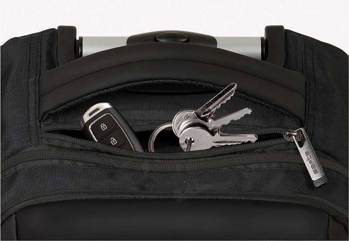 Safta Business Valise Portative 15,6 Pouces avec Support pour Tablette et USB - 47,5 x 37 x 21 cm en Nylon 900D et Cuir PVC