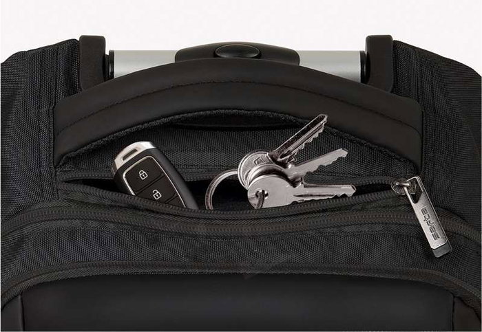 Safta Business Valise Portative 15,6 Pouces avec Support pour Tablette et USB - 47,5 x 37 x 21 cm en Nylon 900D et Cuir PVC