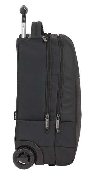 Safta Business Valise Portative 15,6 Pouces avec Support pour Tablette et USB - 47,5 x 37 x 21 cm en Nylon 900D et Cuir PVC