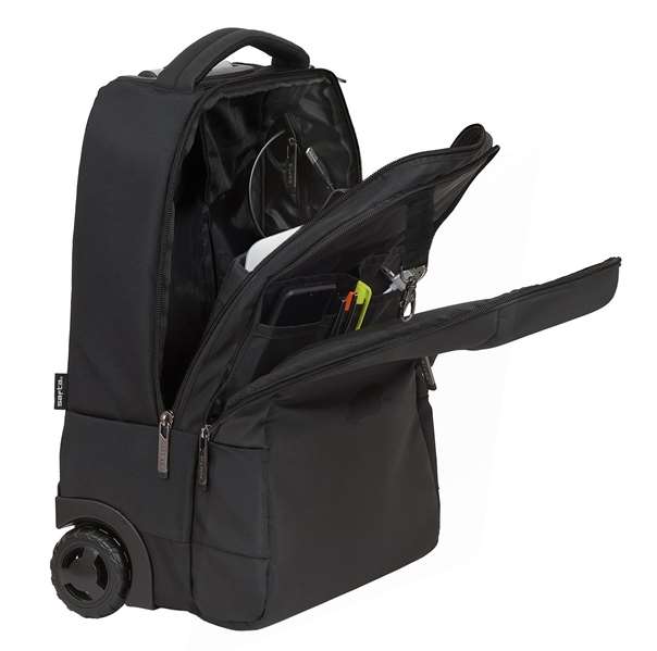 Safta Business Valise Portative 15,6 Pouces avec Support pour Tablette et USB - 47,5 x 37 x 21 cm en Nylon 900D et Cuir PVC