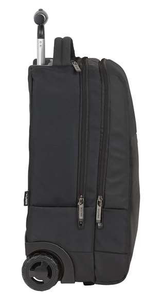 Safta Business Valise Portative 15,6 Pouces avec Support pour Tablette et USB - 47,5 x 37 x 21 cm en Nylon 900D et Cuir PVC