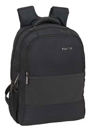Safta Business - Sac à dos portable 15,6 pouces avec compartiment pour tablette et port USB pour ordinateur portable, nylon 900D - Noir