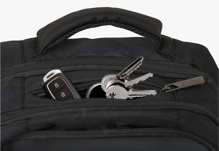 Safta Business - Sac à dos portable 15,6 pouces avec compartiment pour tablette et port USB pour ordinateur portable, nylon 900D - Noir