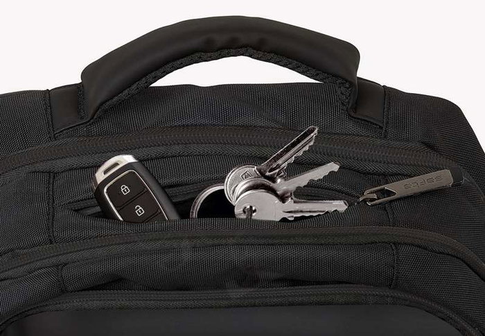 Safta Business - Sac à dos portable 15,6 pouces avec compartiment pour tablette et port USB pour ordinateur portable, nylon 900D - Noir