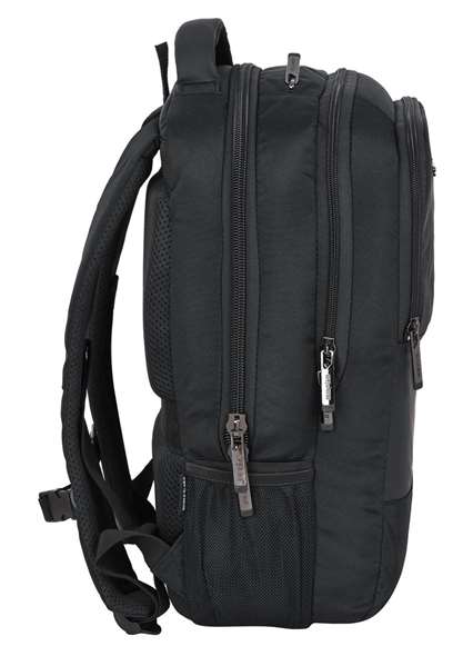 Safta Business - Sac à dos portable 15,6 pouces avec compartiment pour tablette et port USB pour ordinateur portable, nylon 900D - Noir