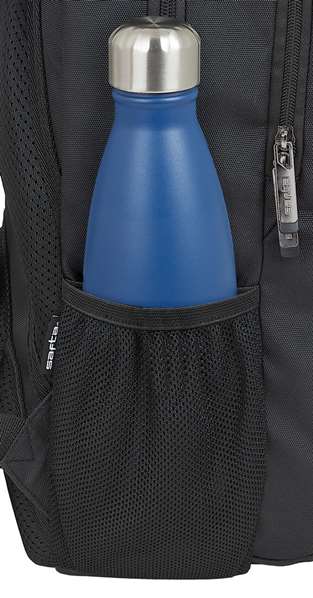Safta Business - Sac à dos portable 15,6 pouces avec compartiment pour tablette et port USB pour ordinateur portable, nylon 900D - Noir