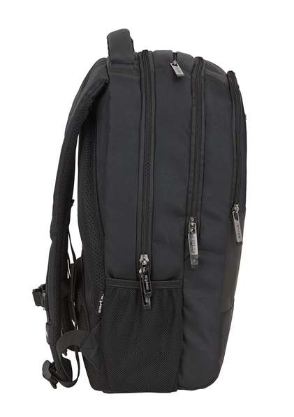Safta Business - Sac à dos portable 15,6 pouces avec compartiment pour tablette et port USB pour ordinateur portable, nylon 900D - Noir