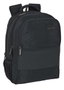 Safta Business - Sac à dos portable 15,6 pouces avec compartiment pour tablette et port USB pour ordinateur portable, nylon 900D - Noir