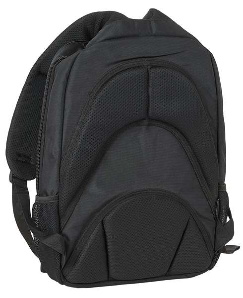 Safta Business - Sac à dos portable 15,6 pouces avec compartiment pour tablette et port USB pour ordinateur portable, nylon 900D - Noir